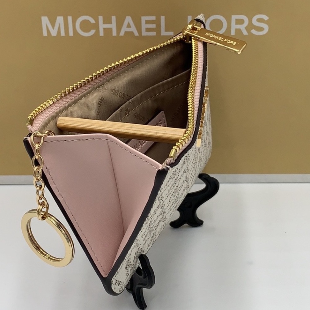 Michael Kors Avril Small Leather Top-Zip Satchel and Small Wallet Coinpouch Set - Picture 16 of 16